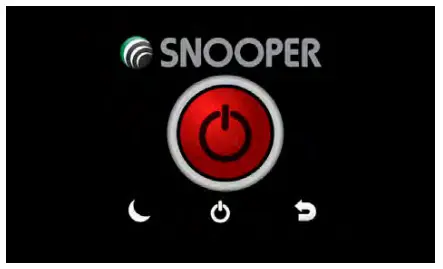 SNOOPER SC5900 G2 DVR Car Navigation System -- power