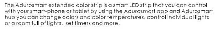 ADUROSMART 81863 Smart LED Strip User Manual - Introduction