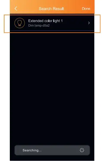 ADUROSMART 81863 Smart LED Strip User Manual - When the strip has been found and paired successfully it will turn green