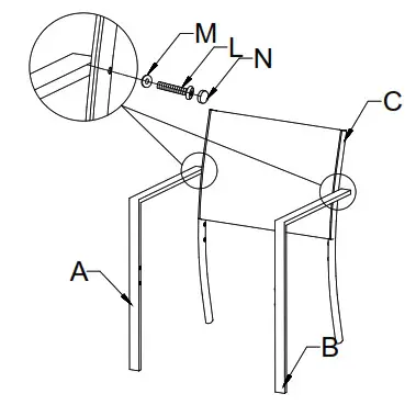 Kmart Dining Tables Assembly - Step 1