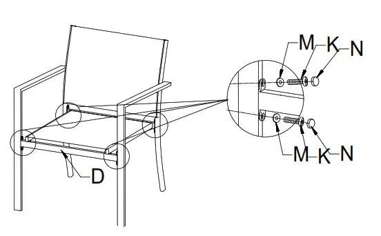 Kmart Dining Tables Assembly - Step 2
