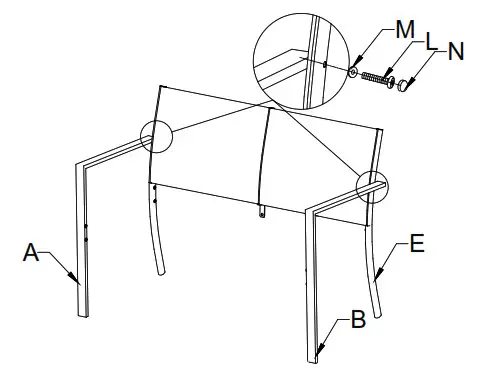 Kmart Dining Tables Assembly - Step 4