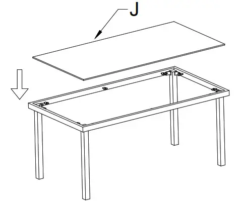 Kmart Dining Tables Assembly - Step 8