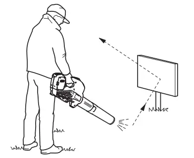 Husqvarna 320iB Leaf Blower-safety
