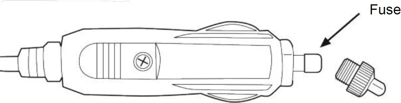 Replace fuse and knurled ring