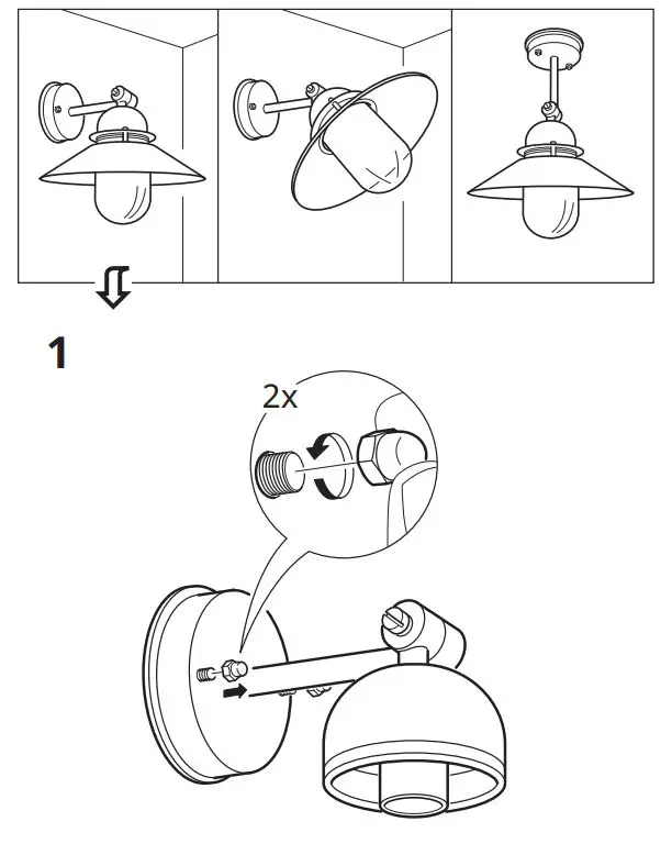IKEA UPPLID Instructions - Installation 1