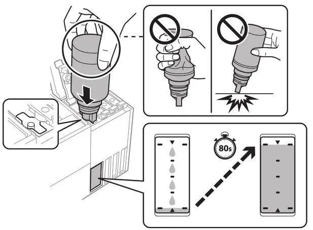 EPSON EcoTank Pro Wireless Printer - Fill ink tanks 3