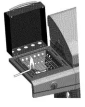 a close up of a computer