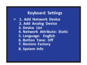 BZBGEAR BG Commander PTZ Camera Controller - Add device 2