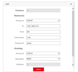 BZBGEAR BG Commander PTZ Camera Controller - Network Configuration 1