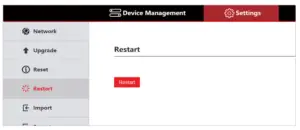 BZBGEAR BG Commander PTZ Camera Controller - System reset
