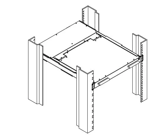 i-TECH AMil-W1730e-AC 17.3 Inch Multi Input LCD Console Drawer fig5