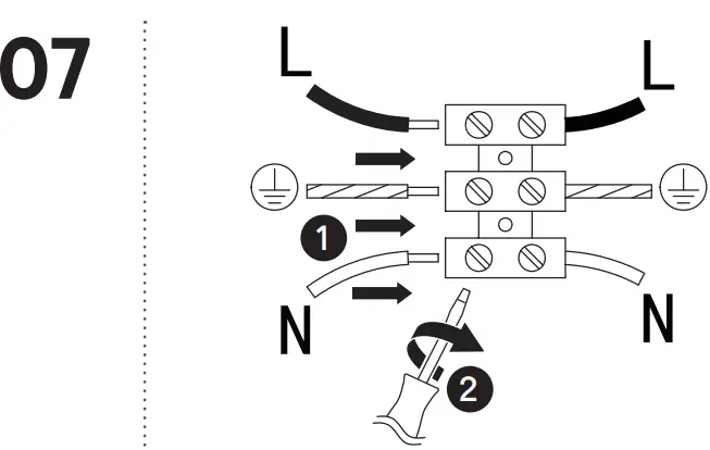 SCREWFIX 6213R Outdoor Up and Down Wall Light with PIR Sensor Stainless Steel - fig 12
