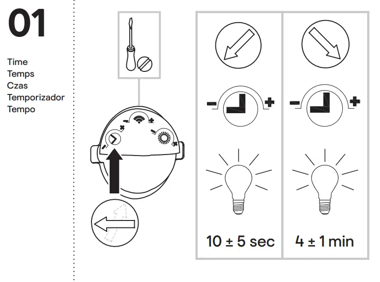 SCREWFIX 6213R Outdoor Up and Down Wall Light with PIR Sensor Stainless Steel - fig 18