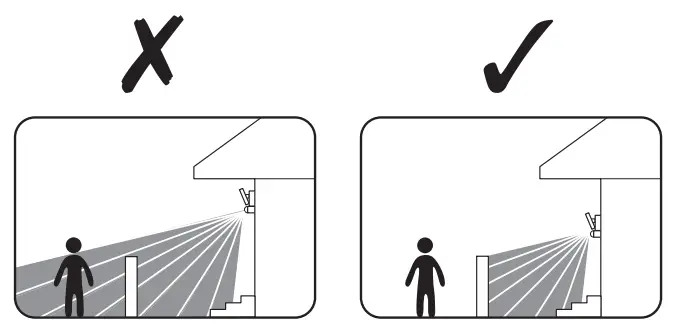 SCREWFIX 6213R Outdoor Up and Down Wall Light with PIR Sensor Stainless Steel - fig 4