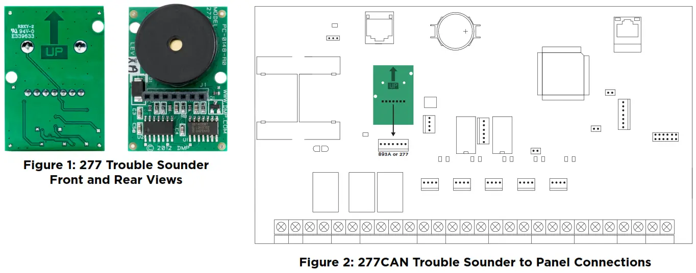 DMP 277 Trouble Sounder - Install the Sounder