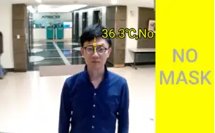 AMobile E Guardian S409 Mask and Fever Screening Solution - Using S409 2