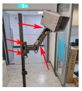 AMobile E Guardian S409 Mask and Fever Screening Solution - angle