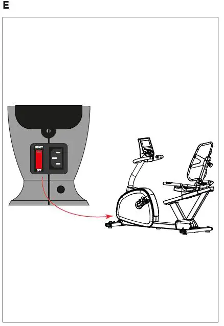 TUNTURI E60-R Recumbent Exercise Bike Instruction Fig15