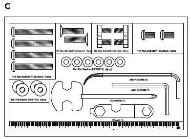 TUNTURI E60-R Recumbent Exercise Bike Instruction Fig3