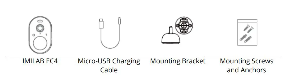 imilab EC4 Spotlight Battery Camera Set 1