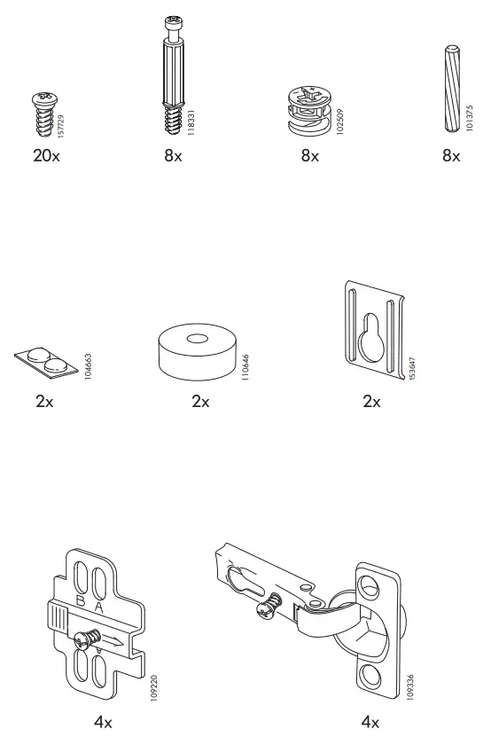IKEA 202 051 71 LILLÅNGEN Mirror Cabinet - assembly 2