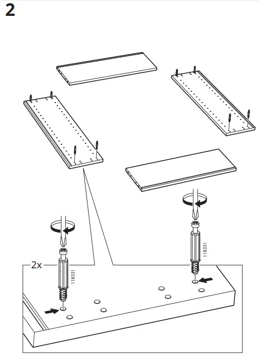 IKEA 202 051 71 LILLÅNGEN Mirror Cabinet - parts 2