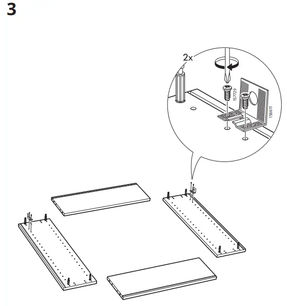 IKEA 202 051 71 LILLÅNGEN Mirror Cabinet - parts 3