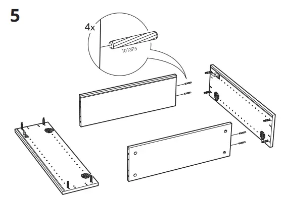 IKEA 202 051 71 LILLÅNGEN Mirror Cabinet - parts 5