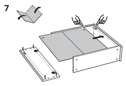 IKEA 202 051 71 LILLÅNGEN Mirror Cabinet - parts 7