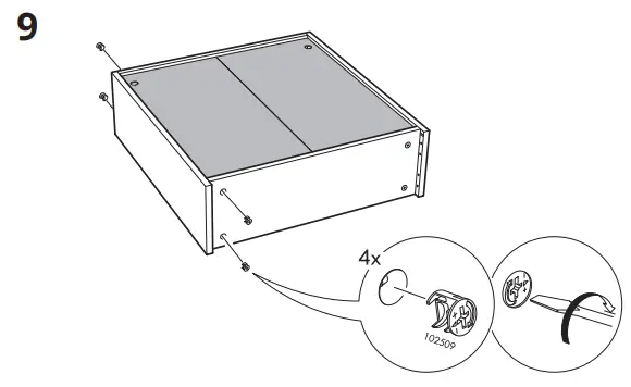 IKEA 202 051 71 LILLÅNGEN Mirror Cabinet - parts 9