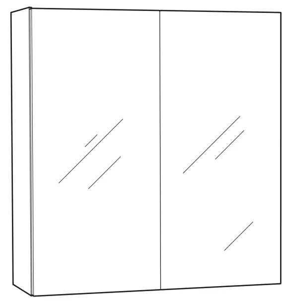 IKEA 202 051 71 LILLÅNGEN Mirror Cabinet