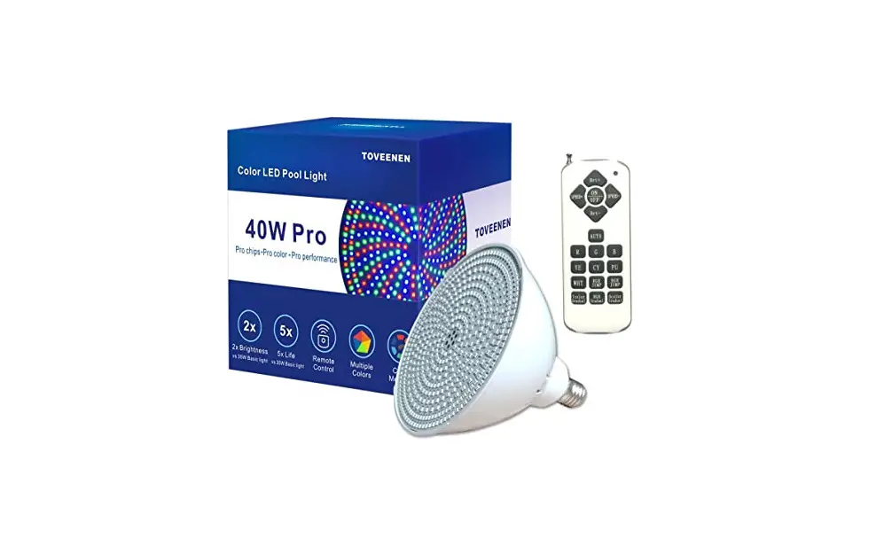 Toveenen Color-changing Led Pool Light For Use In Pool Underwater Light Fixture User Guide Toveenen Color-changing Led Pool Light For Use In Pool Underwater Light Fixture User Guide