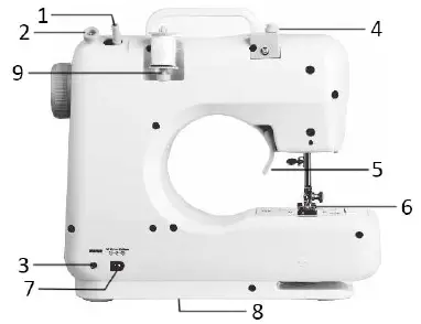 HEMA 80.06.0018 DC 6V 1200mA Sewing Machine Fig2