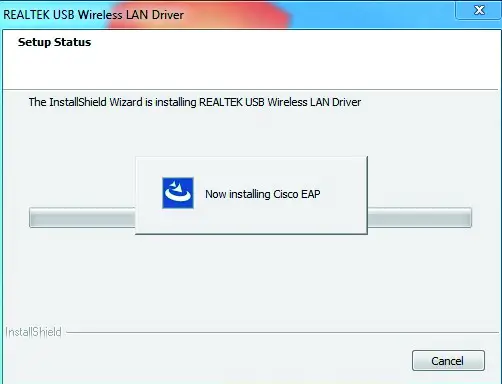 Shenzhen Edup Electronics Technology Wireless Adapter - Setup Status 2