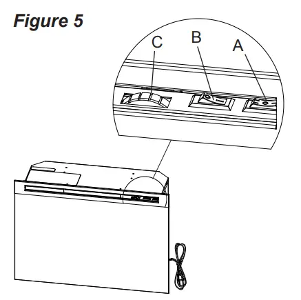 Dimplex DFG2562 25 Inch Glass Ember Self Trimming Electric Firebox - fig 5