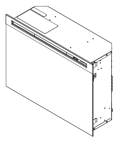 Dimplex DFG2562 25 Inch Glass Ember Self Trimming Electric Firebox
