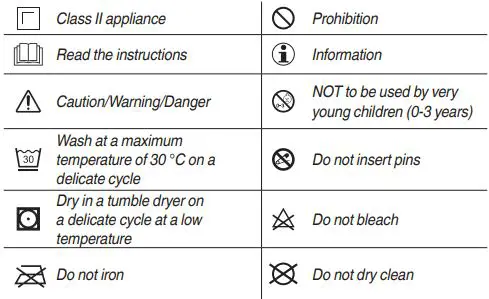 Dreamland Luxury Velvet Heated Over Blanket - SYMBOLS