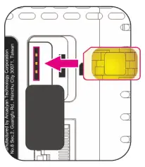 T-Mobile KVD21 5G Home Internet Gateway User Guide - Insert and press the new SIM card into the slot