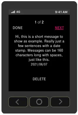 T-Mobile KVD21 5G Home Internet Gateway User Guide - Select NEXT and read next message