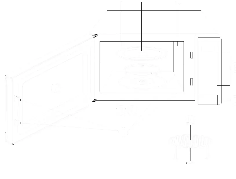 Haier HP34100AP-L3 Microwave Oven Owner's Manual - Part Names