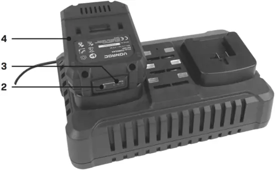 VONROC CD820AA Dual Quick Charger B