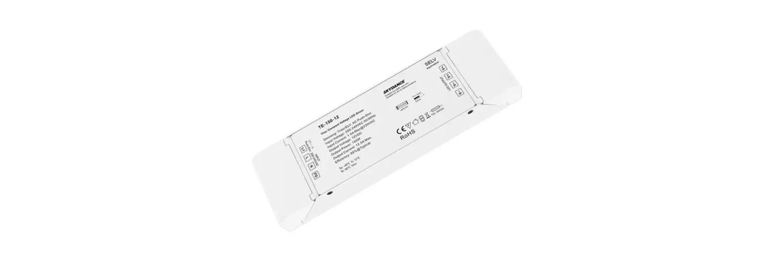 Superlightingled Te-150-12 Triac Constant Voltage Led Driver Instructions