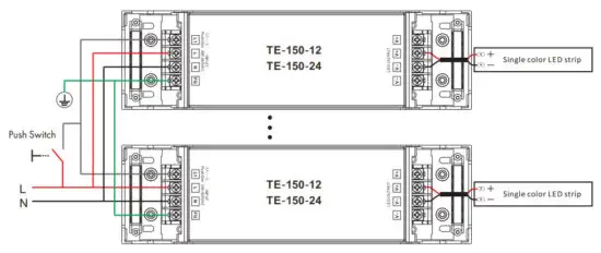 SuperLightingLED TE 150 12 Triac Constant Voltage LED - figure 4