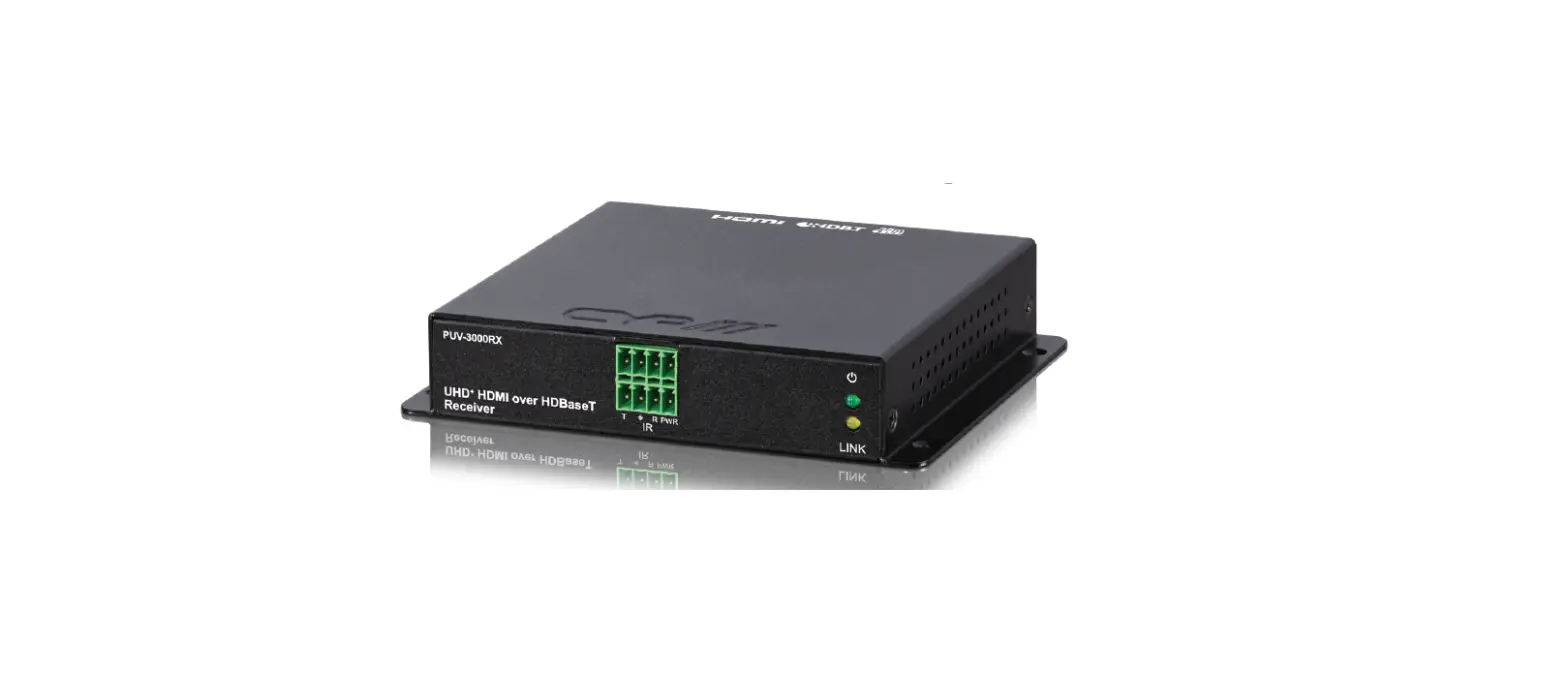 Cyp Puv-3000rx Uhd+ Hdmi Over Hdbaset 3.0 Receiver User Manual