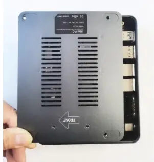 Aopoo Technology KC10 Mini PC - Button cover of the PC