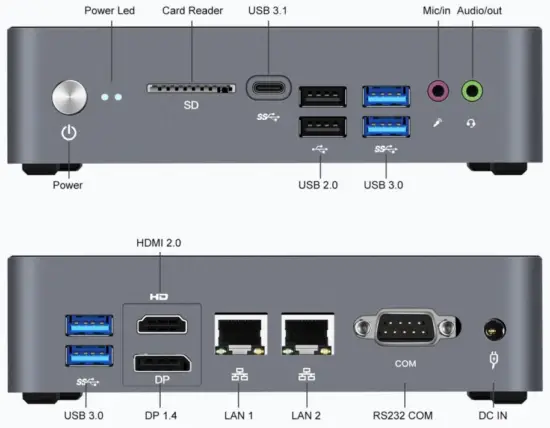 Aopoo Technology KC10 Mini PC - Description.
