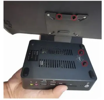 Aopoo Technology KC10 Mini PC - hole of the bracket