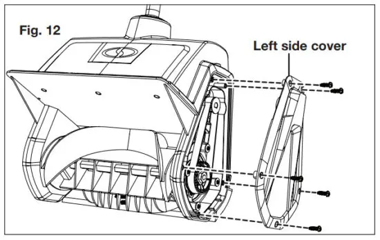 SNOW JOE 24V SS13 Cordless Snow Shovel - Replacing the Auger