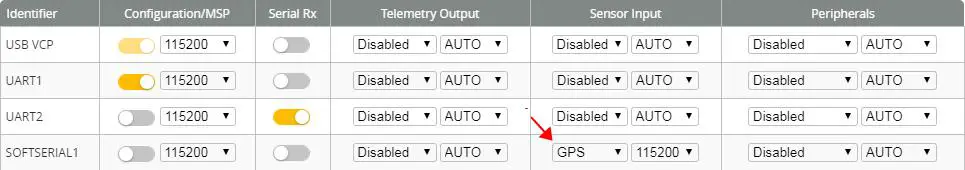 HGLRC Zeus 10 AIO Flight Controller - GPS parameterssetting 4